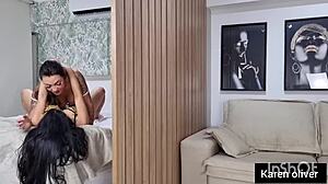 Husband's Girlfriend Comes To Fuck Me