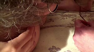 Italian Granny Enjoys Young Stud’s Oral Skills