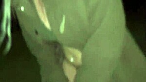 watch this street girl push items up her pussy!