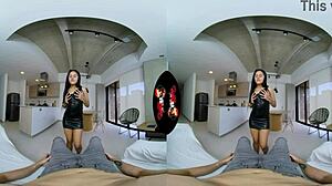 VRLatina - Tiny 18+ Latina Body Explored in VR POV Action