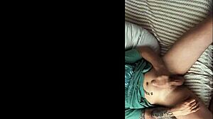 Intense jerking off session leads to explosive orgasm part two