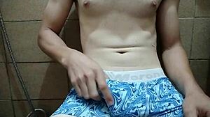 Watch Me Rub My Dick in the Kitchen Bathroom!