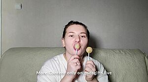 how i love double blowjob lollipop