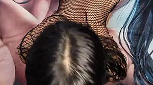 i fucked this mexican amateur brunette in red lingerie rough and hard