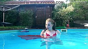 Marfa's Perfect Titties and Ass Naked in Water, So Hot