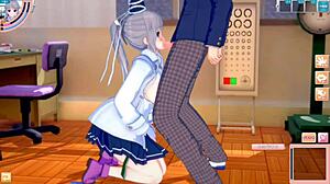 3D Cartoon Hentai Blowjob With Big Tits Anime