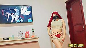 Teen Latina Models And Gets Excited With Friend