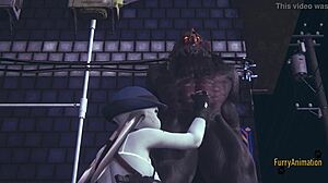 嘿，你能承受朱迪·霍普斯在动漫场景中疯狂手交吗？