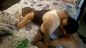 clothed black slut fucked doggystyle with dirty talk