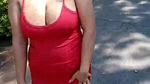 Gorgeous Wife Flaunts Herself On The Street!