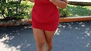 Gorgeous Wife Flaunts Herself On The Street!