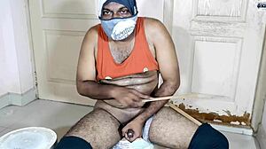 Intense Handjob Beats Black Cock Rhythm