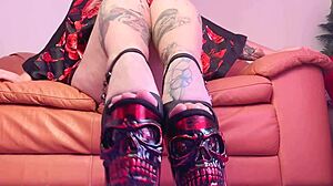 witness the allure of my latest high heel collection in close-up