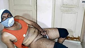 Intense Handjob Beats Black Cock Rhythm