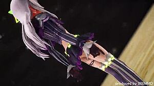 Hololive murasaki shion dreams of you in mmd animation