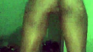 Neighbor Watches Striptease Twerking