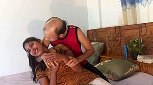 Interracial Couple Pounds Tight Pussy in Hardcore Home Action