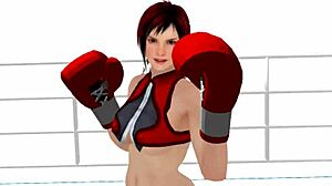 Pov boxing match turns into blowjob domination!