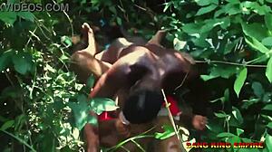 African Lecturer FUCKS Sexy Corolina in Bush - Leaked Amateur Clip!