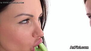 Fist Fucking Lesbian Beauties in Wild Action