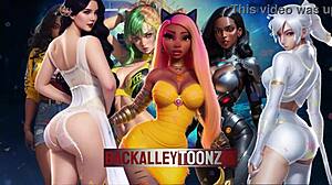 Taste the slim thick curvy booty of 3D model Sweet Sweet Brandies