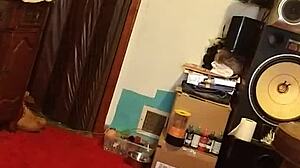 Masturbating with a toy on pussy