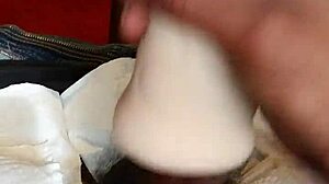 Masturbating with a toy on pussy