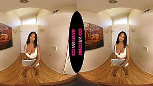 Vrconk Black Teen Blows Cock