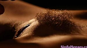 Blonde milf Tiffany Tatum in sensual missionary with boss