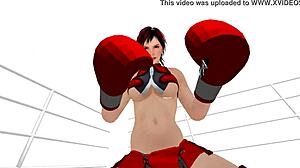 Pov boxing match turns into blowjob domination!