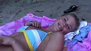 Little Summer Flashes Teen Pussy And Tits In Public