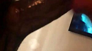 Throatbaby devours that big black cock