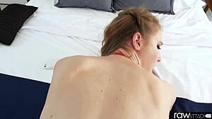 yo, how does ashley lane handle that monster cock punishing her bubble butt?