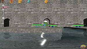 Slut Princess Conquers With Blue Hair And Small Tits