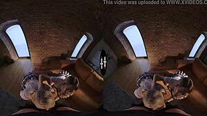 Dark room VR featuring big bad girls in exciting adventures