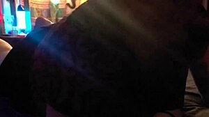 big redhead performs oral in various positions before bending over.