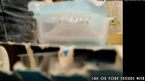 great young brunette amateur practices her skills