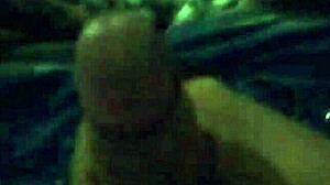 Man jerks off hard in public outdoor setting during hardcore session