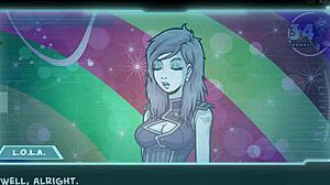 Lara Croft shows off her slutty outfit while getting pounded by monsters