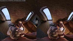 Dark room VR featuring big bad girls in exciting adventures