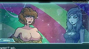 Lara Croft shows off her slutty outfit while getting pounded by monsters