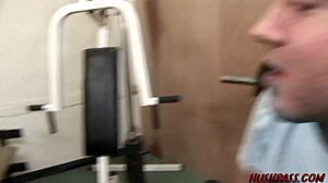 First Timer Alexia Fucks in Home Gym