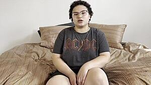 Curvy Shy Newbie's Amazing Busty Body Cast in First Film