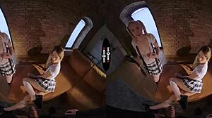 Dark room VR featuring big bad girls in exciting adventures