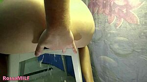 She pees as I finger her tight asshole deep.