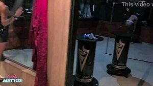 Amateurs with Big Tits Get Naked in Swing Club