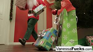 Vanessa says, 'Santa, come see my tight wet pussy'