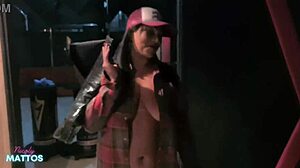 Amateurs with Big Tits Get Naked in Swing Club