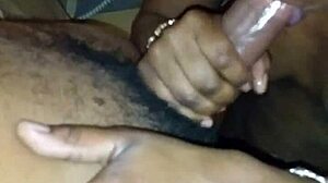 Ebony Cheating Wife Gets Messy Facial After Deepthroat in Homemade Clip