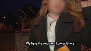 Deviante - Blonde teacher confesses sins, bares big tits, and takes rough doggystyle in a van